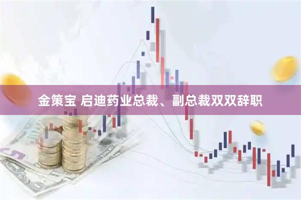 金策宝 启迪药业总裁、副总裁双双辞职
