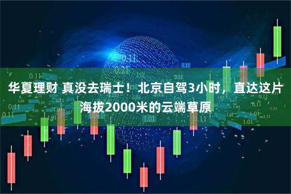 华夏理财 真没去瑞士!北京自驾3小时,直达这片海拔2000米的云端草原